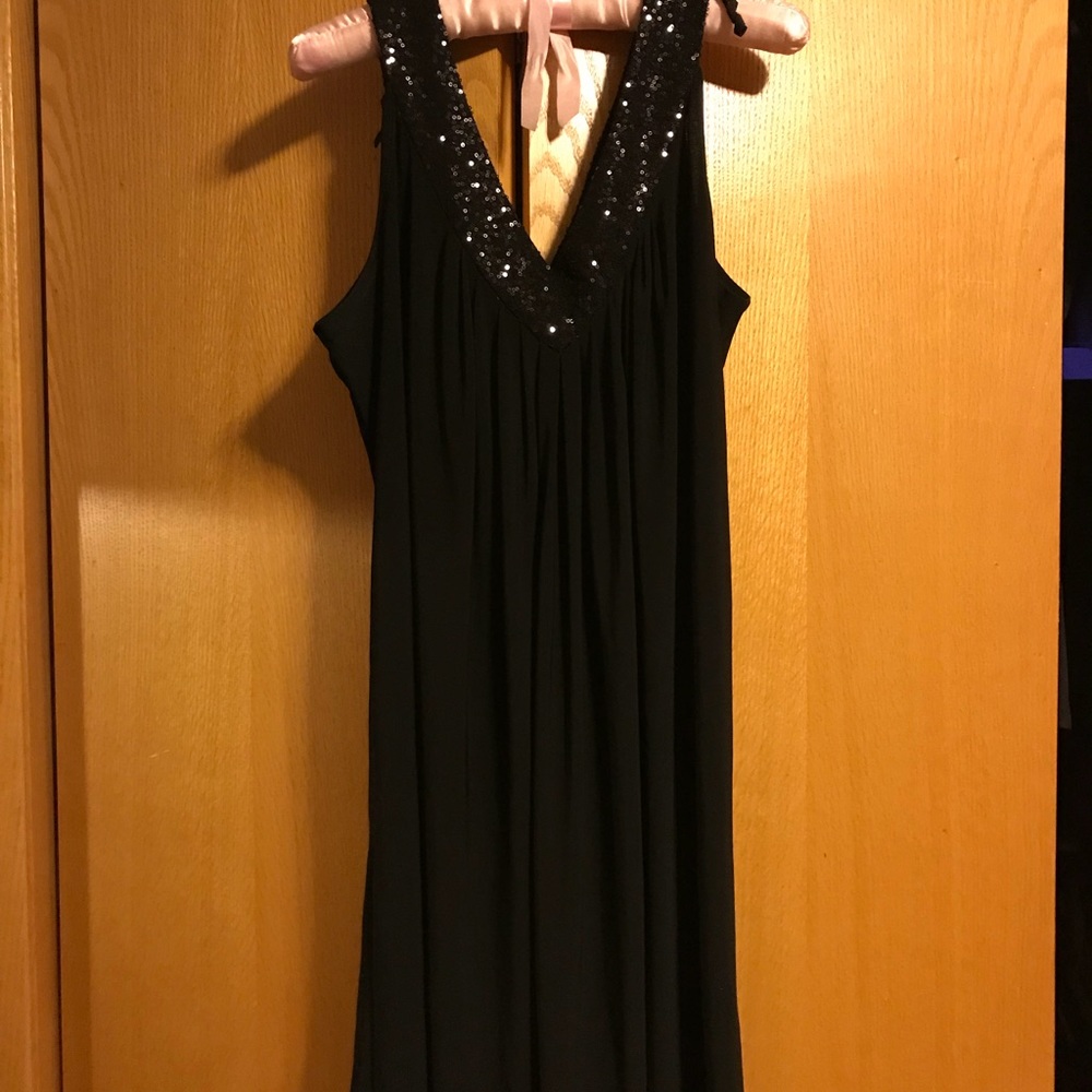 Black cocktail dress